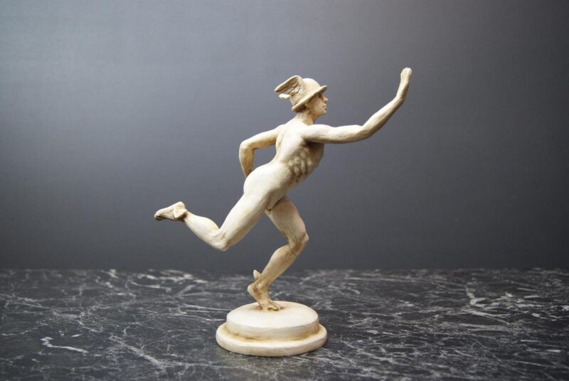 Hermes Tabletop Full White Antique