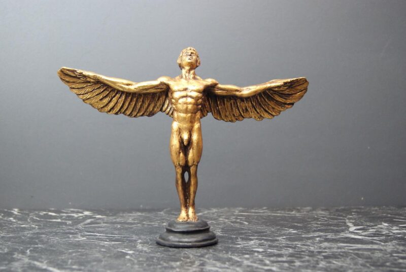 Icarus Tabletop Gold Antique Black Base
