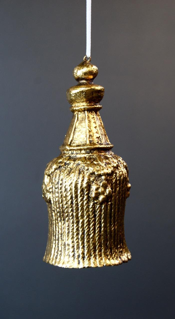 Solid Tassel Orn Gold Ant