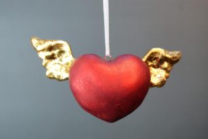 Winged Heart Sat Red & GL Wings