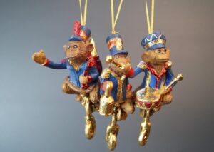 Unicycling Monkeys A/3 Dark Blue/Red/GL