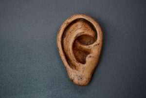 Skintone Ear Antique Cracking  wall décor