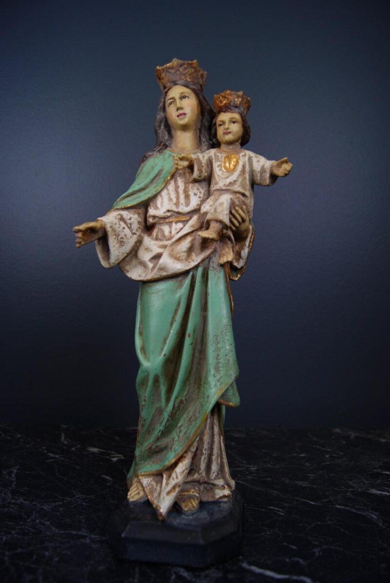 Mother & Child 13" Green/White Ant