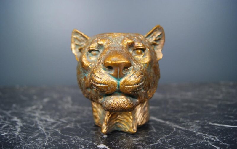 Leopard Head CH Bronze