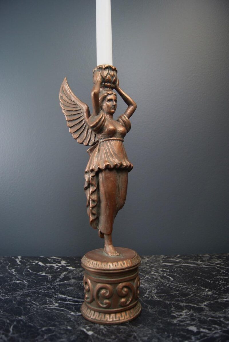 Lady Servant Winged CH Bronze Ant on Base