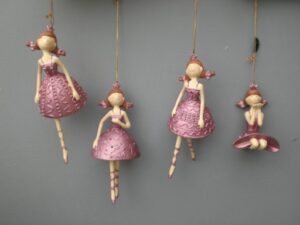 Embroidered Amalia Orn A4 Pink