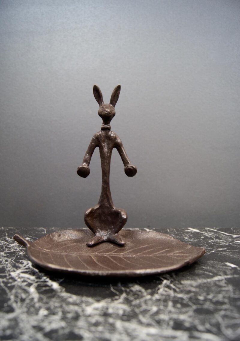 Rabbit on Leaf