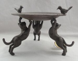 Cats Holding Birdfeeder