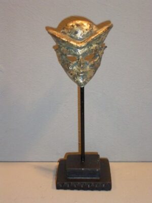 Mask man small silver