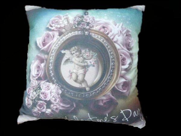 Cupid Rose Band Pillow