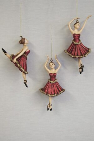 Ballet Dancer S/3 Ant Red Leaf
