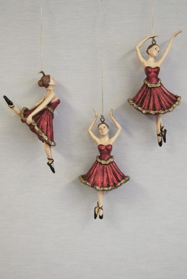 Ballet Dancer S/3 Ant Red Leaf