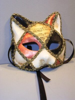 Cat Mask Black/Red