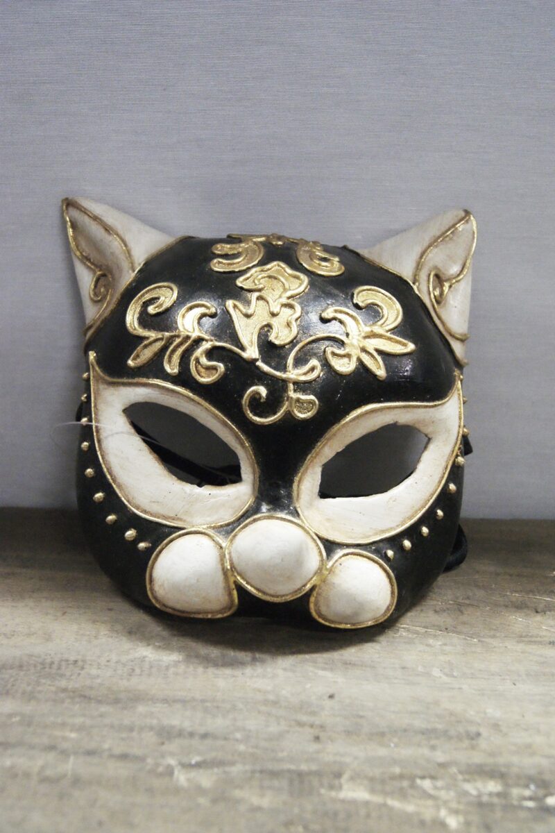Cat Mask Black/White