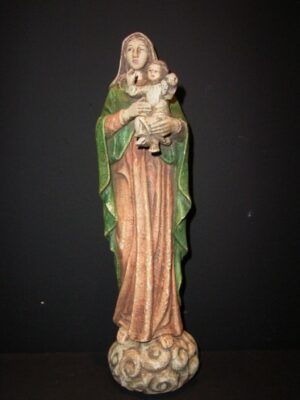 Mary & Child green (Mt. Carmel)