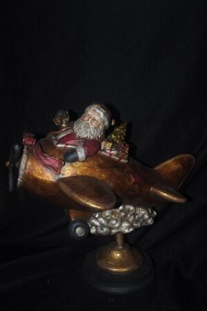 Airplane Santa w Stnd MC