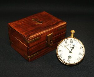 Paper Weight Clock W/ Box