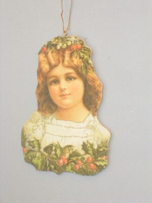Girl With Flower On Head Orn