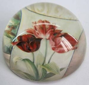 80 Paper Weight 3 Flowers