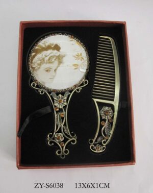 Mirror And Comb Lady
