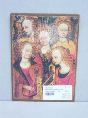 Choir angel curly hair tin Sm