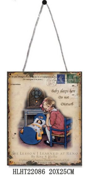 Iron Wall Plaque 20x25cm