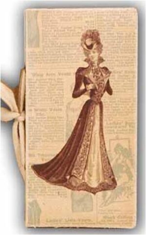 Lady Fabric Mini Notebook