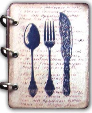 FABRIC NOTEBOOK WITH METAL CIR