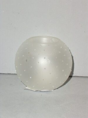 Glas Ball Chandleholder Icy