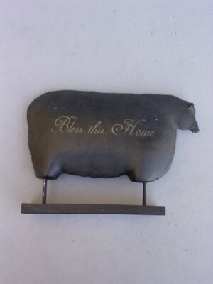 Polyresin Sheep  With Wording