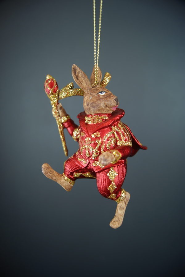 Jester rabbit w/staff