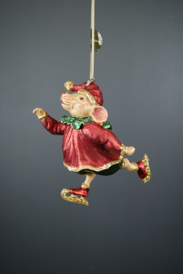 Skating mouse Sat red w/