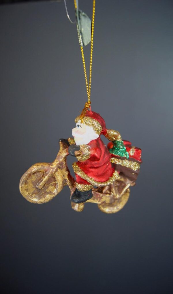 BIKING SANTA SATIN