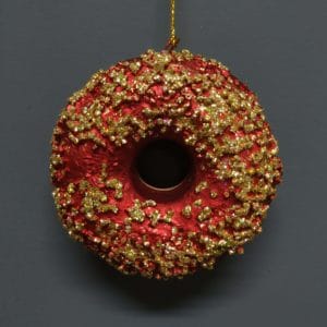 Doughnut "C" red gold