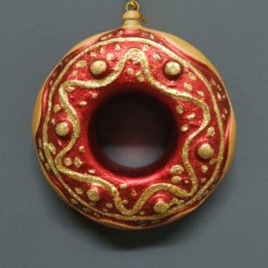 Doughnut "G" red gold