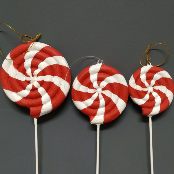 Lollipop S/3 red