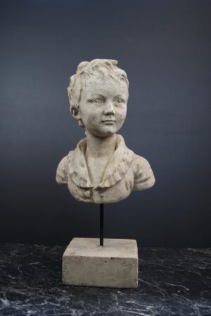 Boy Bust Roman Stone