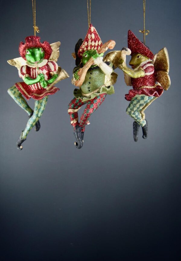 Harlequin Frog Musical Glitter