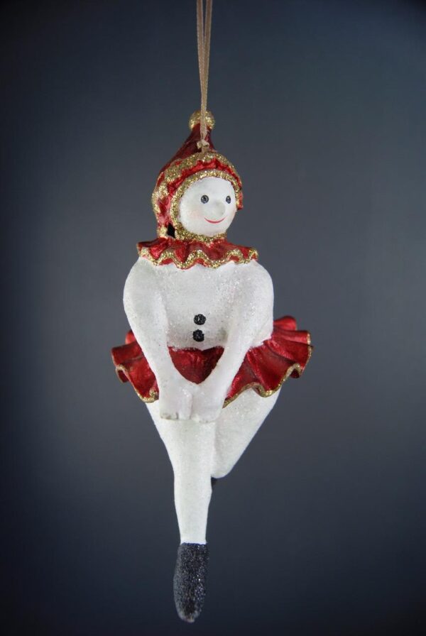 Snowgirl satin red hlo glit