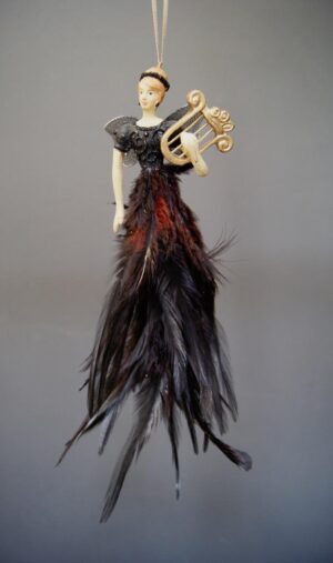 Flying Fairy harp black