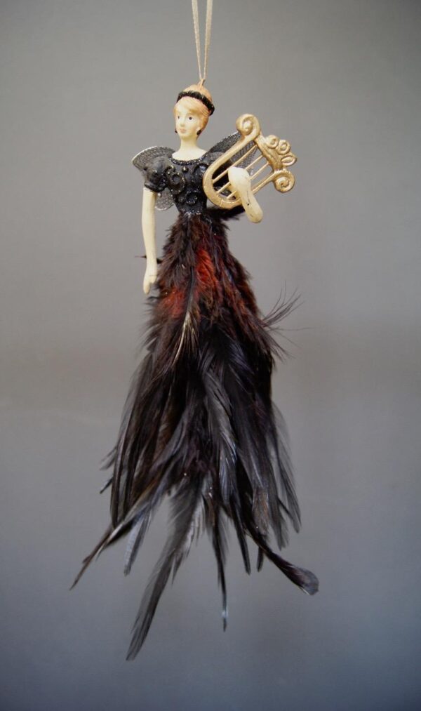 Flying Fairy harp black