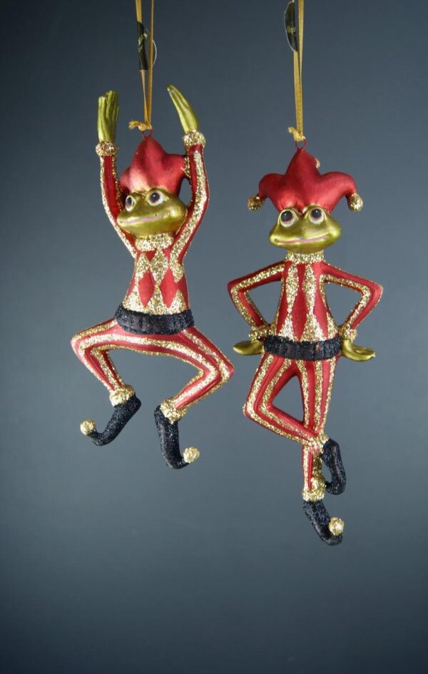 Jester Frogs A/2 Sat Red/goldglits/blk