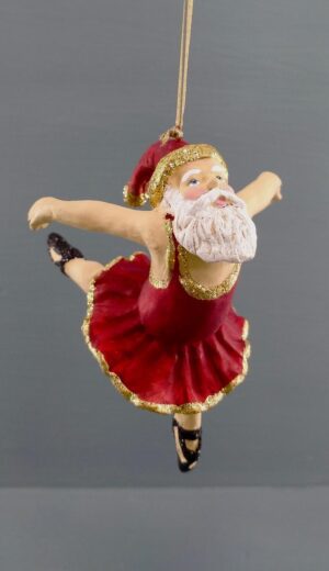 Santa Ballerina Satin Red