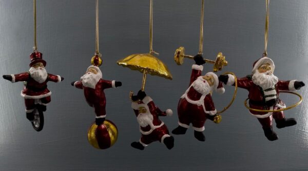 Circus Santa a/5 with goldleaf details