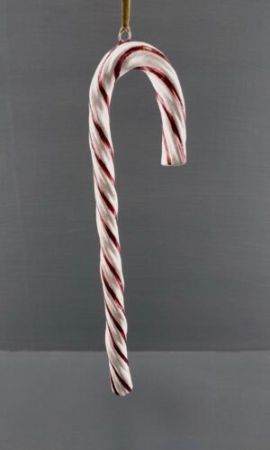 Candy cane satin red & latex white details