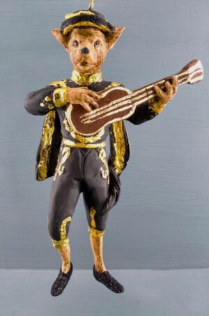 Guitarist hound black w/ gl details
