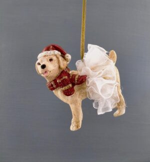 Beagle orn ed scarf white fabskirt