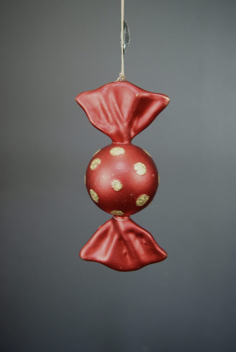 Circle dots Candy orn red