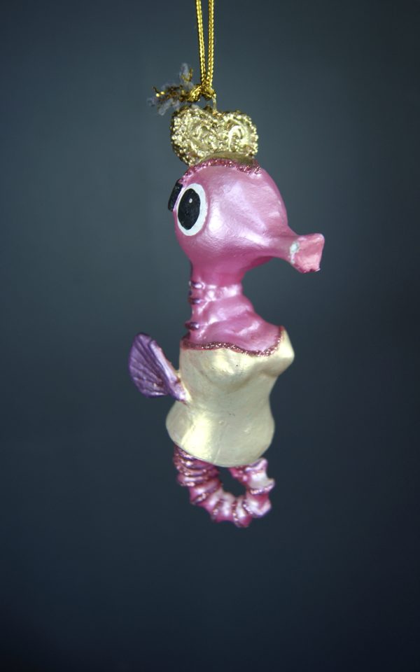 Sea horse girl pink