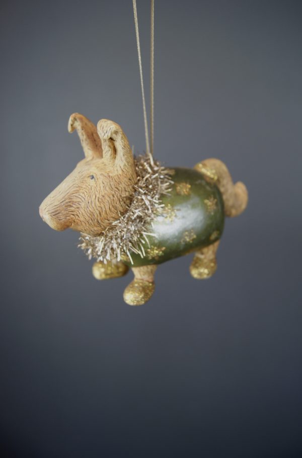 Terrier sat lime gold glits